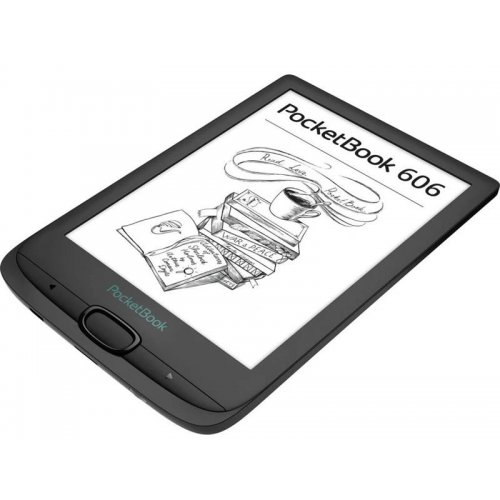Купить Электронная книга PocketBook 606 (PB606-E-CIS) Black - цена в Харькове, Киеве, Днепре, Одессе
в интернет-магазине Telemart фото