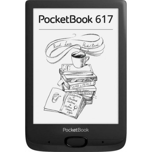 Купить Электронная книга PocketBook 617 (PB617-P-CIS) Black - цена в Харькове, Киеве, Днепре, Одессе
в интернет-магазине Telemart фото