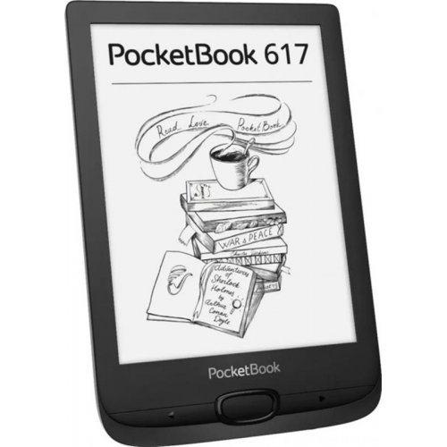 Купить Электронная книга PocketBook 617 (PB617-P-CIS) Black - цена в Харькове, Киеве, Днепре, Одессе
в интернет-магазине Telemart фото