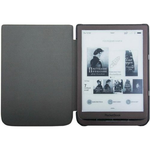Чохол Airon Premium для PocketBook InkPad 740 (6946795850129) Black купити в Україні | Telemart фото