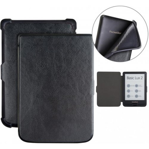 Купити Чохол Airon Premium для PocketBook 616/627/632 (6946795850178) Black - ціна в Києві, Львові, Вінниці, Хмельницькому, Франківську, Україні | інтернет-магазин TELEMART.UA фото