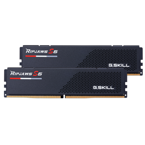 Photo RAM G.Skill DDR5 32GB (2x16GB) 5200Mhz Ripjaws S5 (F5-5200J4040A16GX2-RS5K)