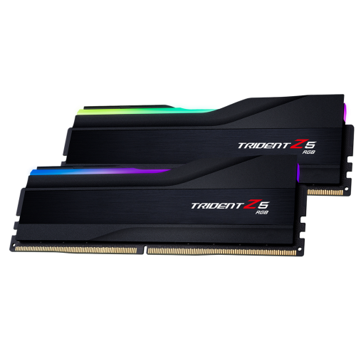 Photo RAM G.Skill DDR5 64GB (2x32GB) 5600Mhz Trident Z5 RGB Black (F5-5600J3636D32GX2-TZ5RK)
