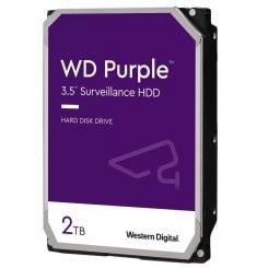 Фото Жорсткий диск Western Digital Purple Surveillance 2TB 256MB 5400RPM 3.5'' (WD22PURZ)