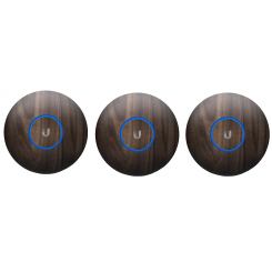 Декоративная накладка Ubiquiti Custom Case Wood for the Access Point nanoHD or UniFi6 Lite (3-pack) (NHD-COVER-WOOD-3)