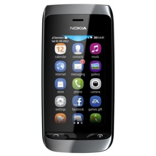 Купить Мобильный телефон Nokia Asha 308 Black - цена в Харькове, Киеве, Днепре, Одессе
в интернет-магазине Telemart фото