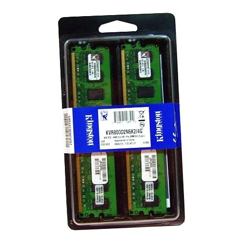Продать ОЗУ Kingston DDR2 4GВ (2x2GB) 800MHz (KVR8002N6K2/4G) по Trade-In интернет-магазине Телемарт - Киев, Днепр, Украина фото
