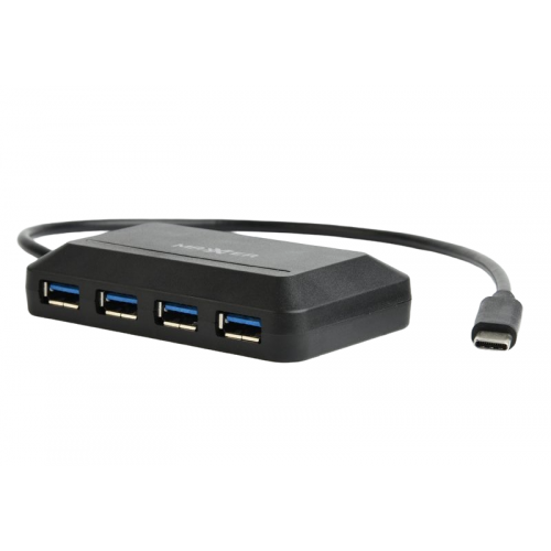 USB-хаб Maxxter USB 3.0 Type-C 4 in 1 (ACT-HUB3C-4P) Black купить в Украине | Telemart фото