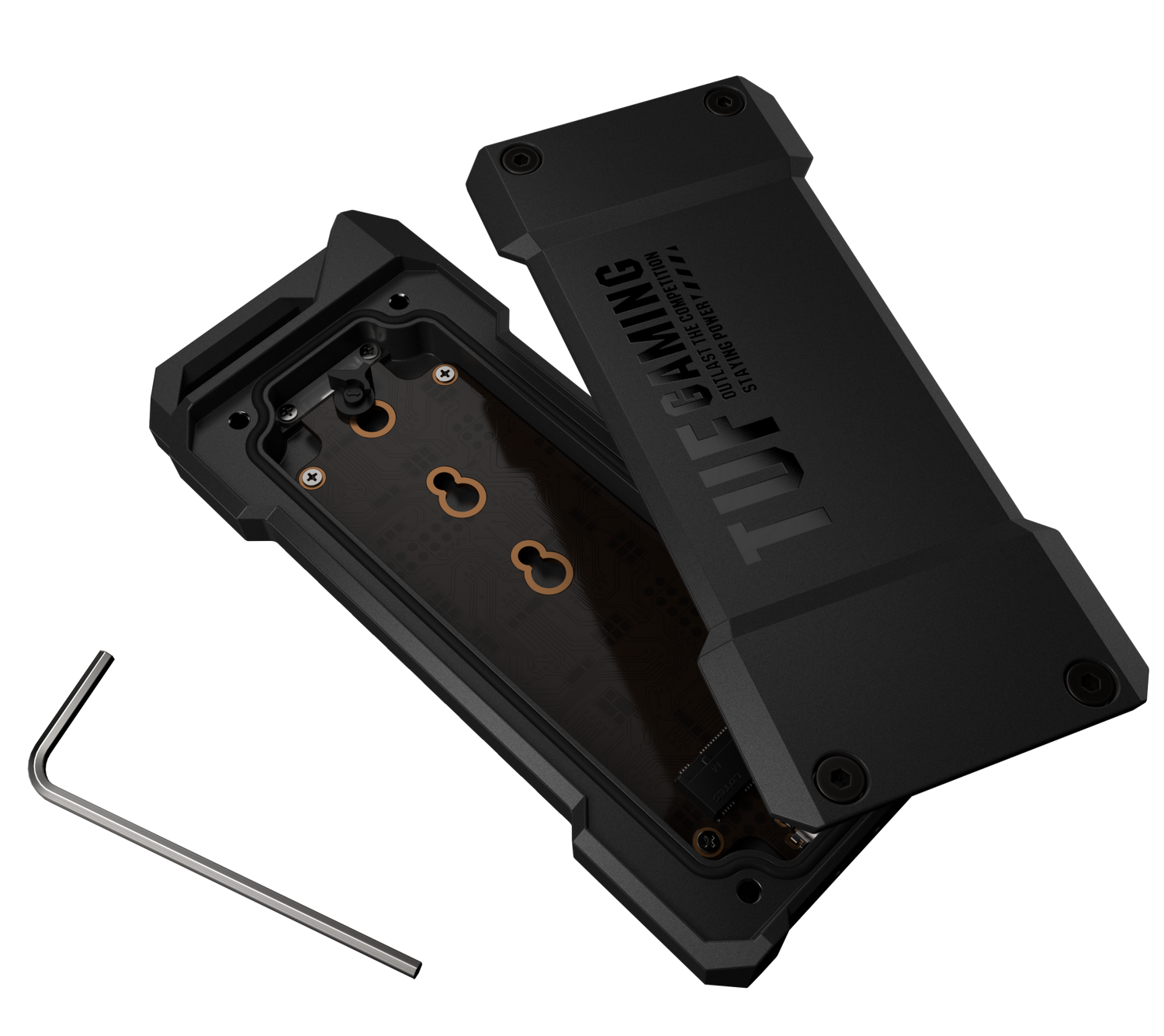 Внешний карман Asus TUF Gaming A1 M.2 SSD NVME Enclosure USB 3.2 TypeC (ESDT1A/BLK/G/AS) Black