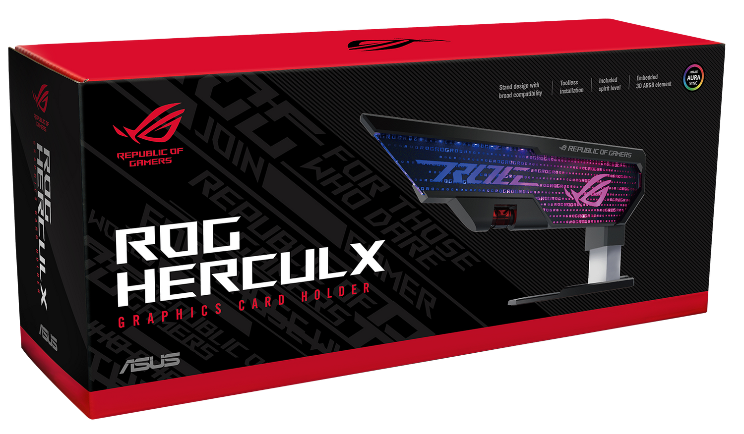 Тримач до відеокарти Asus Rog Herculx Xh01 90da0020 B09000 Black