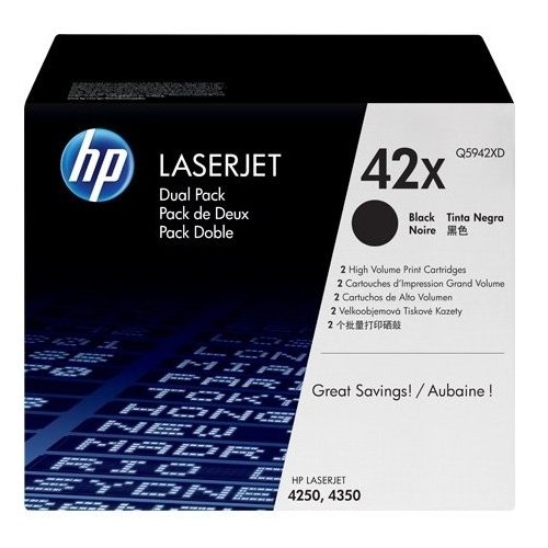 Картридж HP 42X (Q5942XD) Black купить в Украине: Киев, Днепр, Харьков, Одесса  | Низкая цена, отзывы, характеристики от TELEMART фото