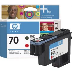 Картридж HP No.70 (C9409A) Matte Black/Red