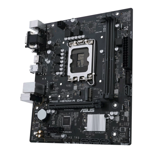 Photo Motherboard Asus PRIME H610M-R D4-SI (s1700, Intel H610)