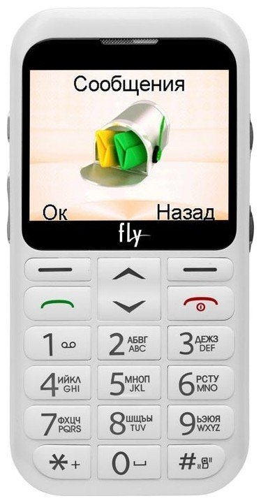 Купити Мобільний телефон Fly Ezzy 4 White - ціна в Києві, Львові ...