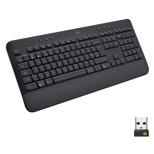 Купить Клавиатура Logitech Signature K650 US Wireless (920-010945) Graphite - цена в Харькове, Киеве, Днепре, Одессе
в интернет-магазине Telemart фото