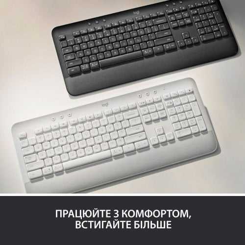 Купить Клавиатура Logitech Signature K650 US Wireless (920-010945) Graphite - цена в Харькове, Киеве, Днепре, Одессе
в интернет-магазине Telemart фото