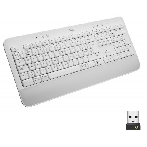 Купить Клавиатура Logitech Signature K650 US Wireless (920-010977) Off-White - цена в Харькове, Киеве, Днепре, Одессе
в интернет-магазине Telemart фото