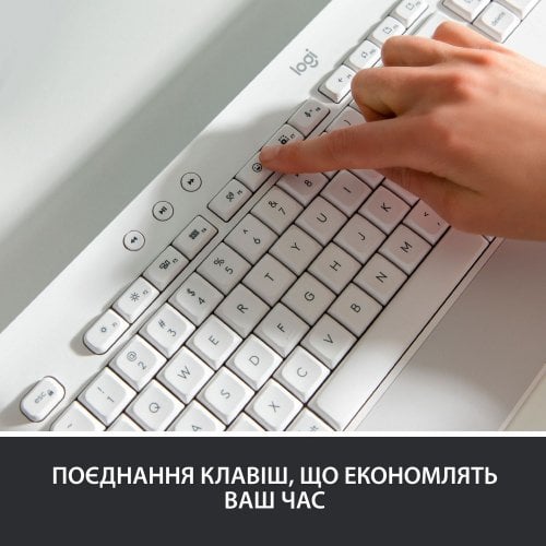 Купить Клавиатура Logitech Signature K650 US Wireless (920-010977) Off-White - цена в Харькове, Киеве, Днепре, Одессе
в интернет-магазине Telemart фото