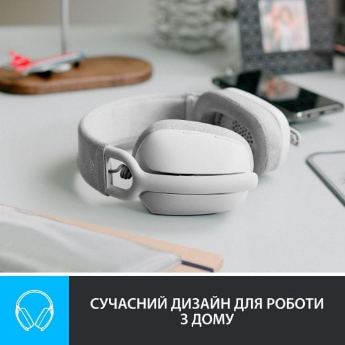 Купить Наушники Logitech Zone Vibe 100 (981-001219) Off-White - цена в Харькове, Киеве, Днепре, Одессе
в интернет-магазине Telemart фото