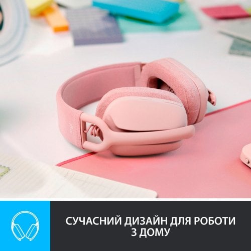 Фото Наушники Logitech Zone Vibe 100 (981-001224) Rose