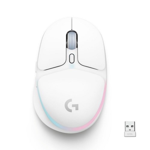 Фото Мышка Logitech G705 Wireless Gaming (910-006367) Off-White