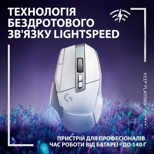 Купить Мышка Logitech G502 X Lightspeed Wireless (910-006189) White - цена в Харькове, Киеве, Днепре, Одессе
в интернет-магазине Telemart фото