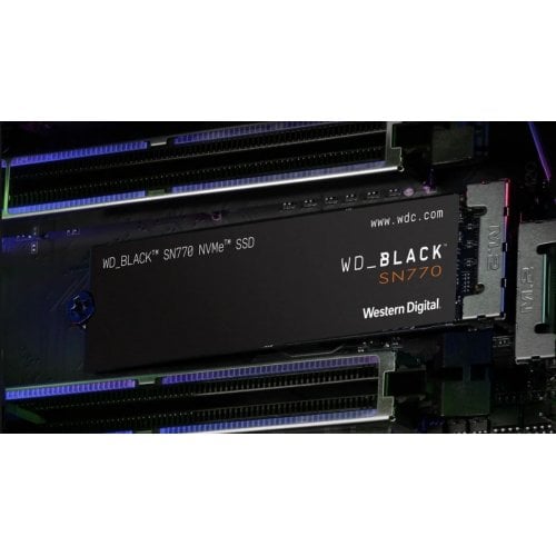 Photo SSD Drive Western Digital Black SN770 1TB M.2 (2280 PCI-E) NVMe x4 (WDS100T3X0E)