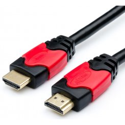 Кабель ATcom HDMI-HDMI 10m v1.4 3D Red/Gold (14949)