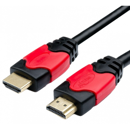 Купить Кабель ATcom HDMI-HDMI 3m v1.4 3D Red/Gold (14944) Blister - цена в Харькове, Киеве, Днепре, Одессе
в интернет-магазине Telemart фото