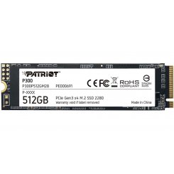Фото Уценка ssd-диск Patriot P300 512GB M.2 (2280 PCI-E) NVMe x4 (P300P512GM28) (После видеообзора, 436307)