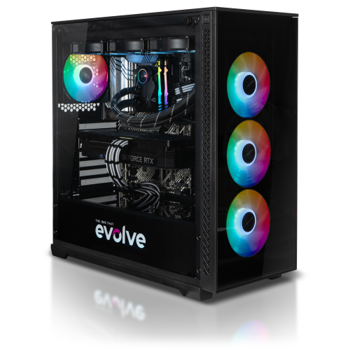 Продать Компьютер EVOLVE GamePart Silver 2H (EVGP-S2Hi1170KFN307TI-16S1TBk) Black по Trade-In интернет-магазине Телемарт - Киев, Днепр, Украина фото