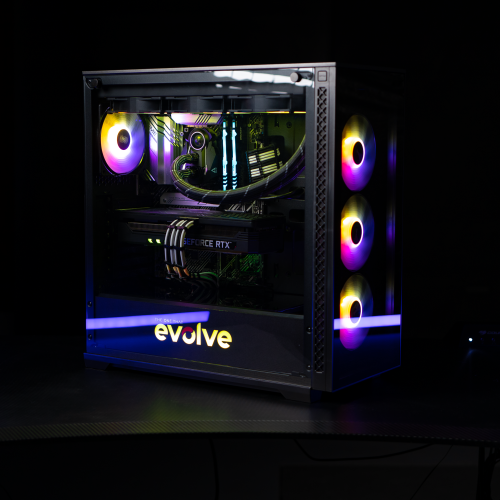 Продать Компьютер EVOLVE GamePart Silver 2H (EVGP-S2Hi1170KFN307TI-16S1TBk) Black по Trade-In интернет-магазине Телемарт - Киев, Днепр, Украина фото