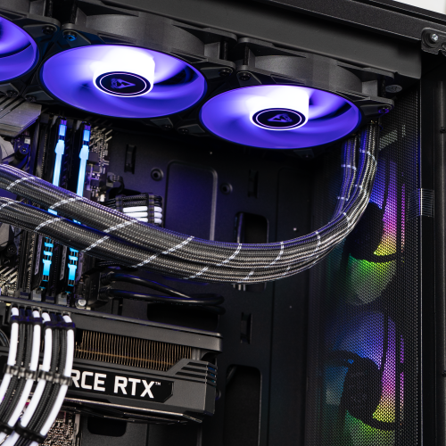 Продать Компьютер EVOLVE GamePart Silver 2H (EVGP-S2Hi1170KFN307TI-16S1TBk) Black по Trade-In интернет-магазине Телемарт - Киев, Днепр, Украина фото
