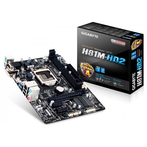 Продати Материнська плата Gigabyte GA-H81M-HD2 (s1150, Intel H81) за Trade-In у інтернет-магазині Телемарт - Київ, Дніпро, Україна фото