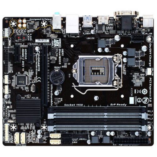 Продать Материнская плата Gigabyte GA-B85M-DS3H-A (s1150, Intel H85) по Trade-In интернет-магазине Телемарт - Киев, Днепр, Украина фото