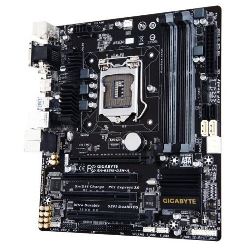Продати Материнська плата Gigabyte GA-B85M-D3H-A (s1150, Intel H85) за Trade-In у інтернет-магазині Телемарт - Київ, Дніпро, Україна фото
