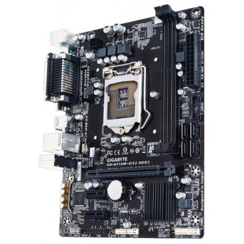 Продати Материнська плата Gigabyte GA-H110M-DS2 DDR3 (s1151, Intel H110) за Trade-In у інтернет-магазині Телемарт - Київ, Дніпро, Україна фото