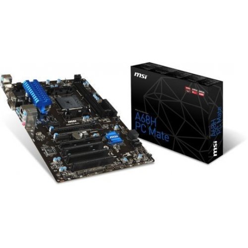 Продати Материнська плата MSI A68H PC Mate (FM2+, AMD A68) за Trade-In у інтернет-магазині Телемарт - Київ, Дніпро, Україна фото