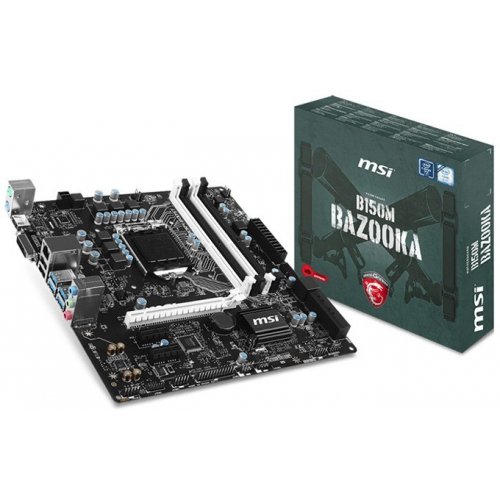 Продати Материнська плата MSI B150M BAZOOKA (s1151, Intel B150) за Trade-In у інтернет-магазині Телемарт - Київ, Дніпро, Україна фото