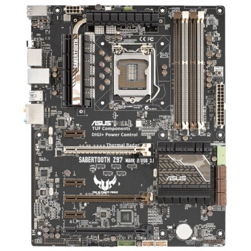 Продати Материнська плата Asus SABERTOOTH Z97 MARK2/USB 3.1 (s1150, Intel Z97) за Trade-In у інтернет-магазині Телемарт - Київ, Дніпро, Україна фото