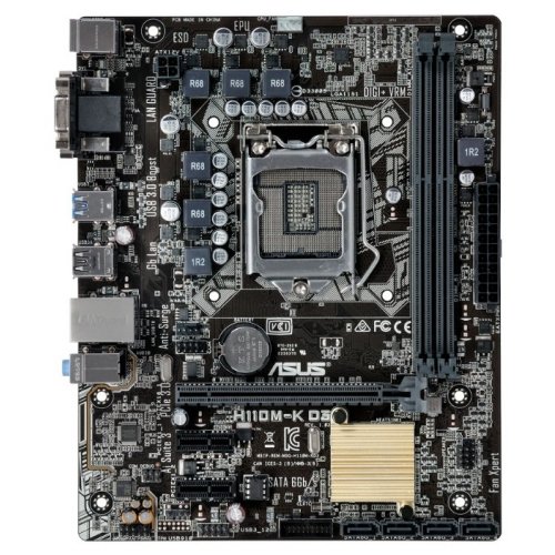 Продать Материнская плата Asus H110M-K D3 (s1151, Intel H110) по Trade-In интернет-магазине Телемарт - Киев, Днепр, Украина фото