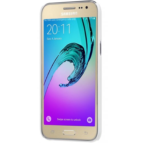 Купити Чохол Чехол Nillkin Frosted Shield для Samsung Galaxy J2 White - ціна в Києві, Львові, Вінниці, Хмельницькому, Франківську, Україні | інтернет-магазин TELEMART.UA фото