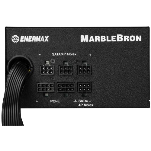 Фото Блок живлення Enermax MarbleBron RGB 850W (EMB850EWT-W-RGB) White
