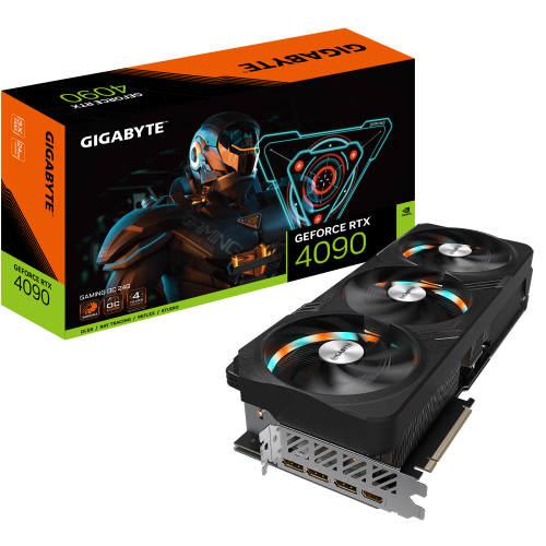 Фото Відеокарта Gigabyte GeForce RTX 4090 Gaming OC 24576MB (GV-N4090GAMING OC-24GD)