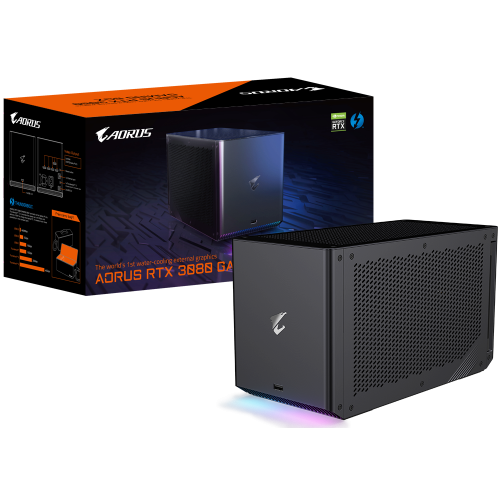 Продать Гейм бокс Gigabyte GeForce RTX 3080 AORUS Gaming Box 10240MB (GV-N3080IXEB-10GD 2.0) по Trade-In интернет-магазине Телемарт - Киев, Днепр, Украина фото
