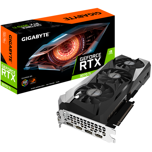 Photo Video Graphic Card Gigabyte GeForce RTX 3070 TI Gaming 8192MB (GV-N307TGAMING-8GD)