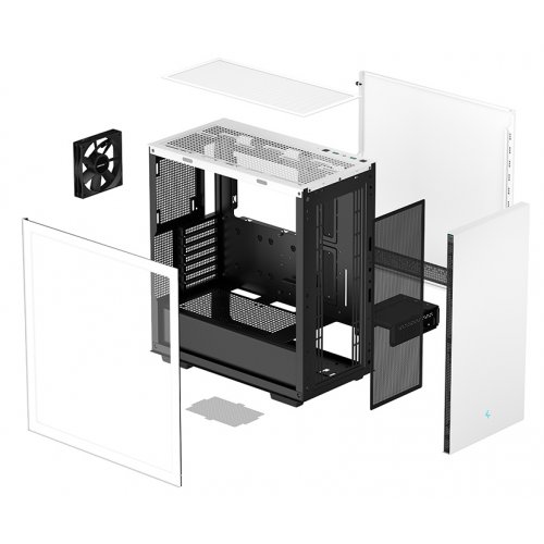 Photo Deepcool CH510 Tempered Glass without PSU (R-CH510-WHNNE1-G-1) White