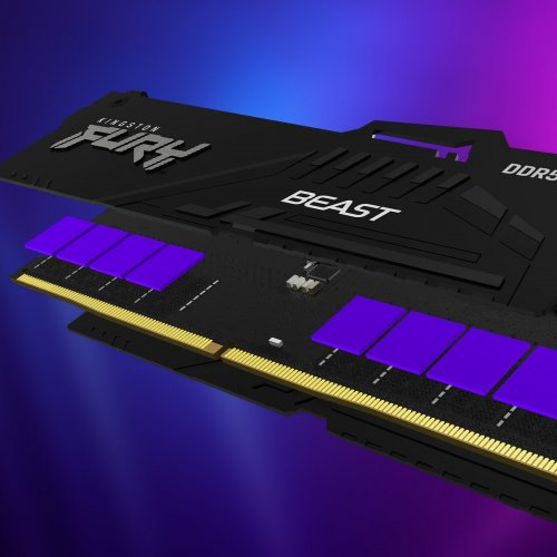 Photo RAM Kingston DDR5 32GB (2x16GB) 5200Mhz FURY Beast RGB (KF552C36BBEAK2-32)