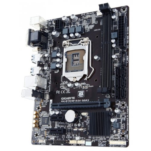 Продать Материнская плата Gigabyte GA-B150M-D2V DDR3 (s1151, Intel B150) по Trade-In интернет-магазине Телемарт - Киев, Днепр, Украина фото