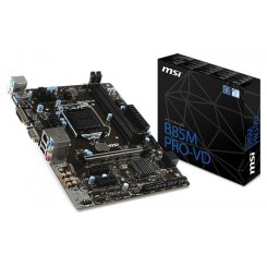 Материнская плата MSI B85M PRO-VD (s1150, Intel B85)